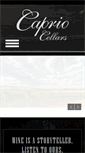 Mobile Screenshot of capriocellars.com